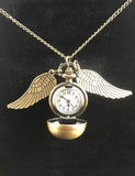 Golden Snitch Pocket Pendant Time Piece