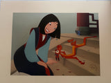 Mulan 11x14 Lithograph with protective case.