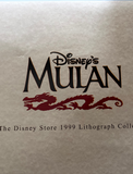 Mulan 11x14 Lithograph with protective case.