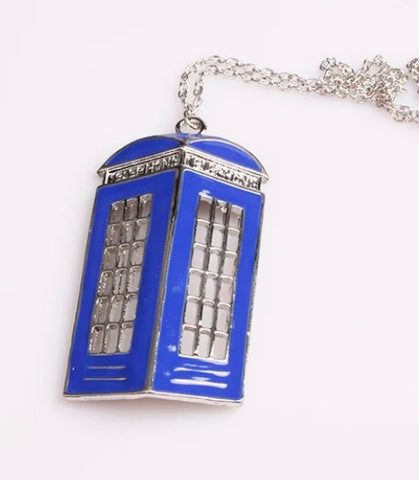Dr. Who Tardis Necklace
