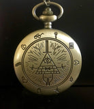 Gravity Falls Bill Cipher Pocketwatch