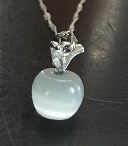 Poison Apple Glass Necklace